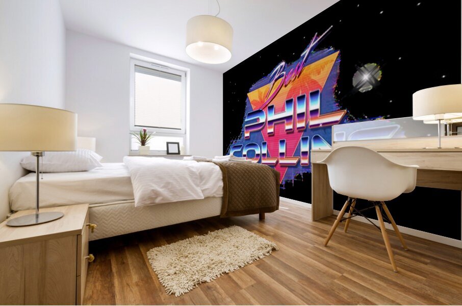 Phil Collins 23 Mural print