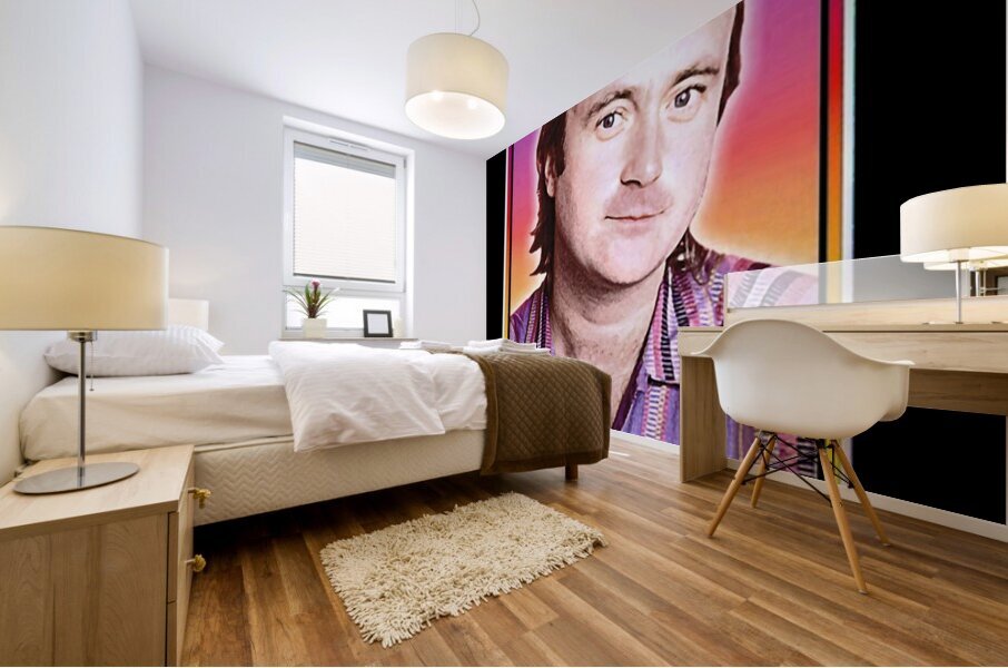 Phil Collins 33 Mural print