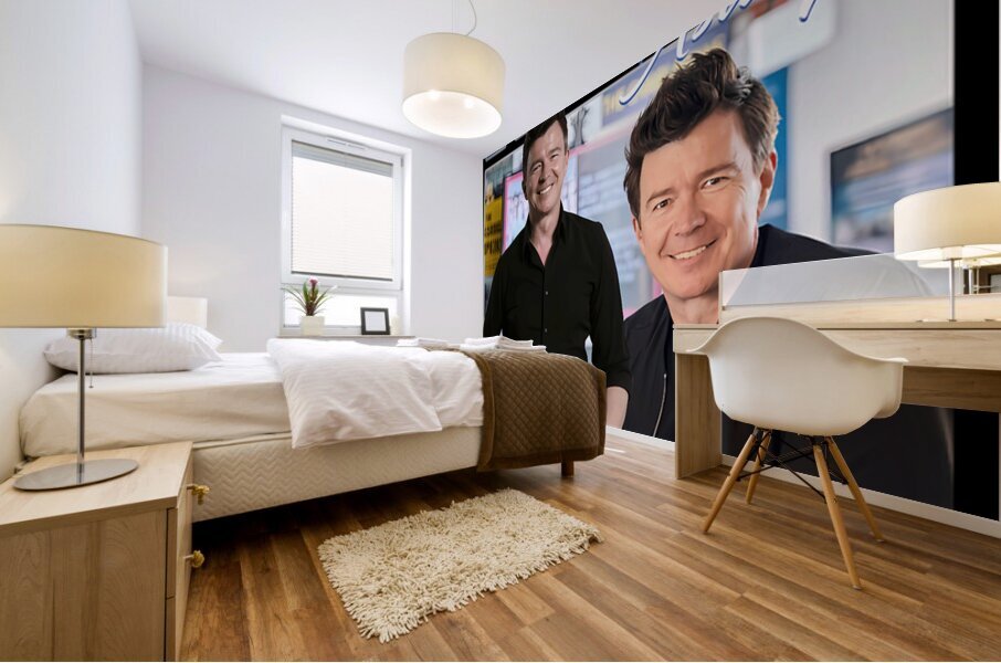 Rick Astley 4 Mural print