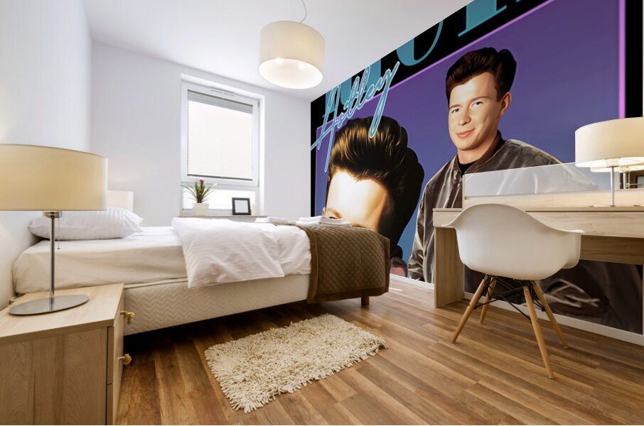 Rick Astley 5 Mural print