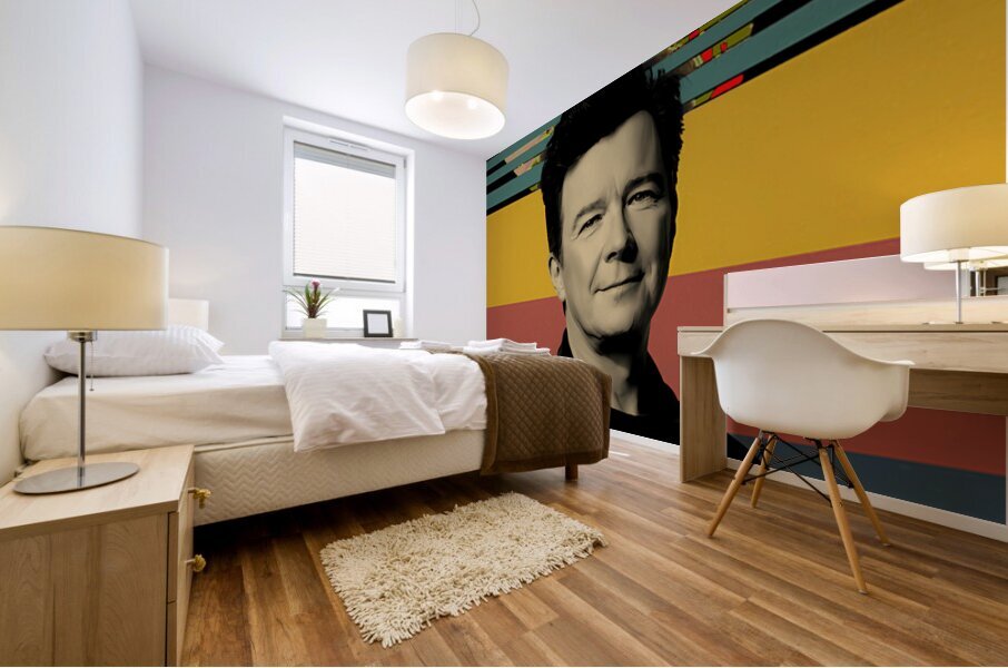 Rick Astley 7 Mural print
