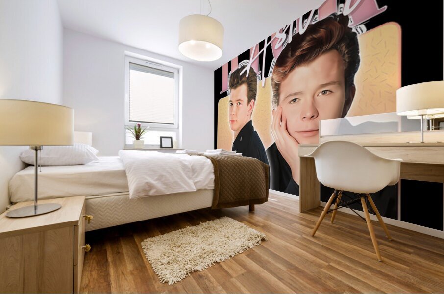 Rick Astley 8 Mural print