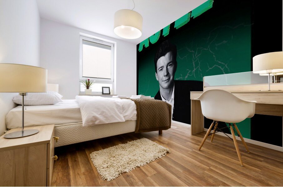 Rick Astley 9 Mural print