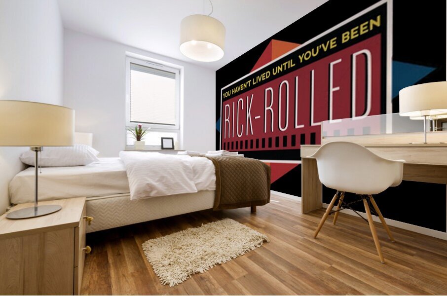Rick Astley 13 Mural print