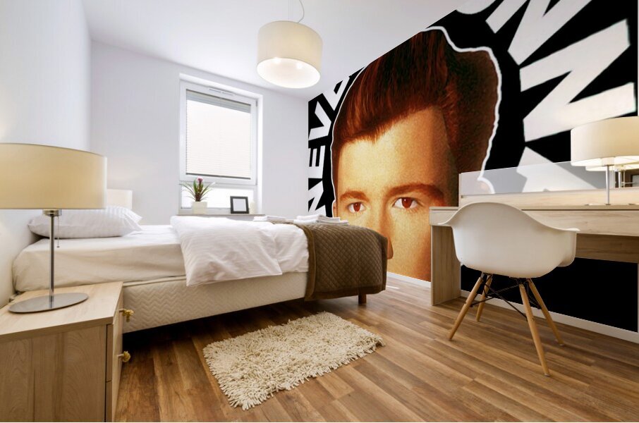 Rick Astley 14 Mural print