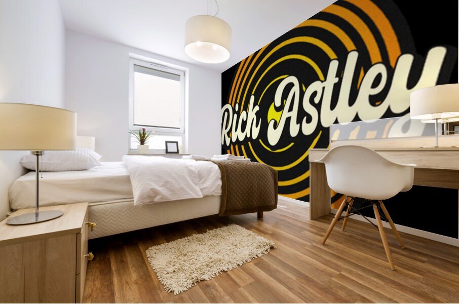 Rick Astley 15 Mural print