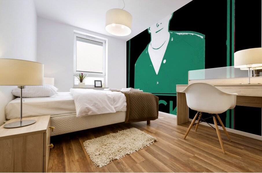 Rick Astley 17 Mural print