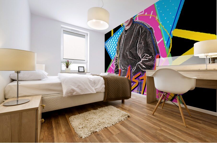 Rick Astley 18 Mural print