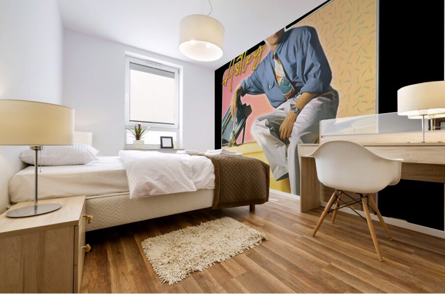 Rick Astley 24 Mural print