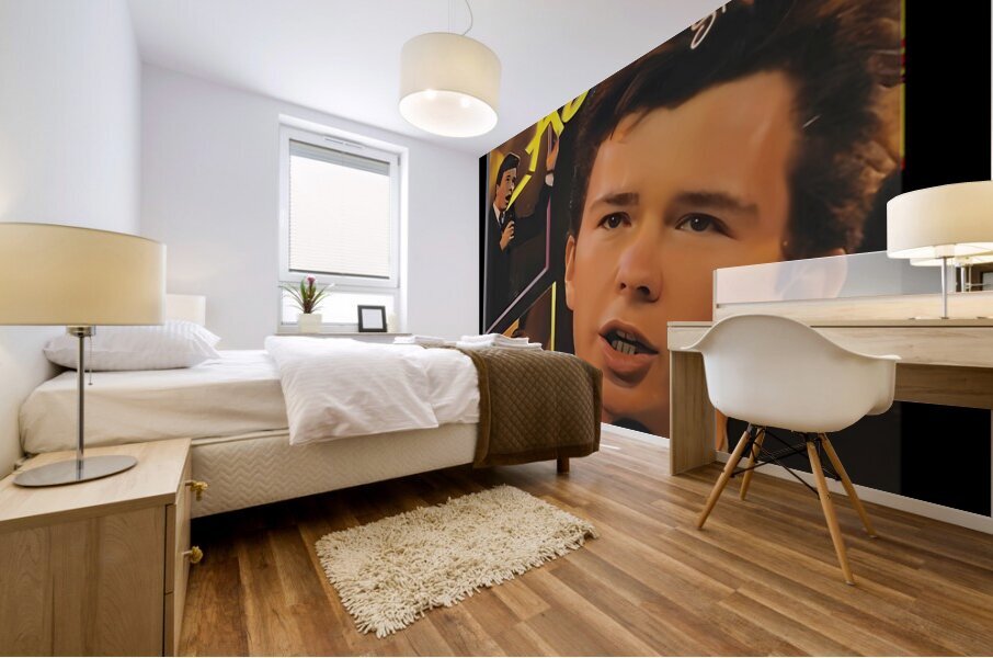 Rick Astley 27 Mural print