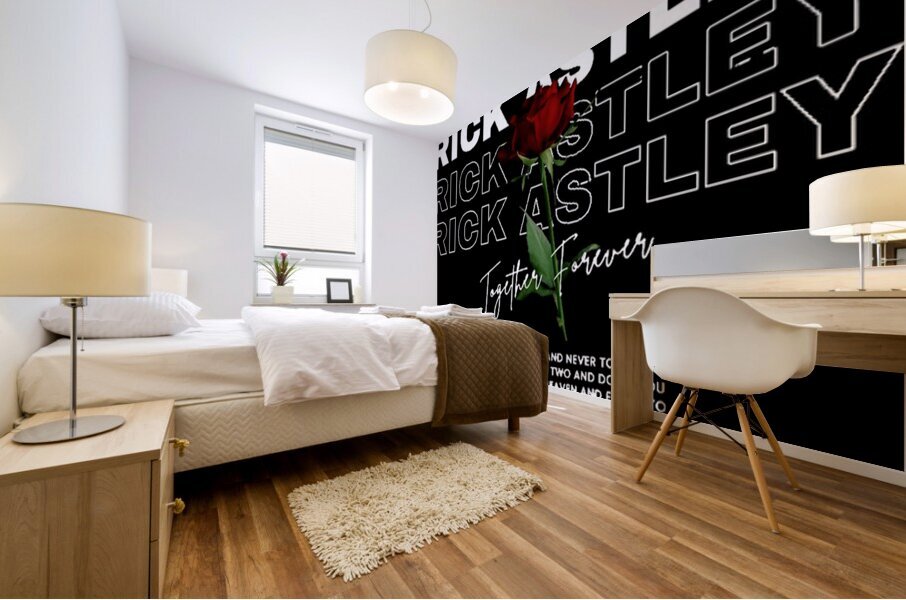 Rick Astley 28 Mural print