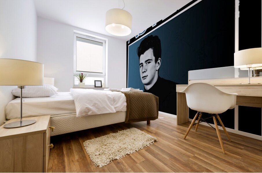 Rick Astley 36 Mural print