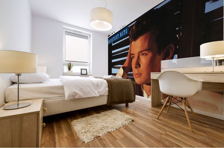 Rick Astley 37 Mural print