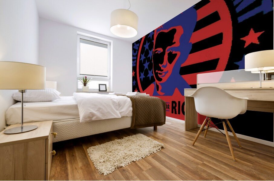 Rick Astley 38 Mural print