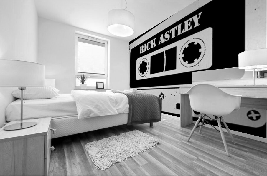 Rick Astley 40 Mural print