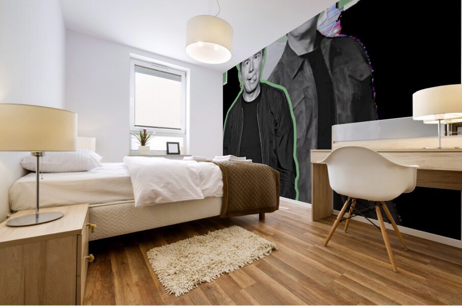 Rick Astley 41 Mural print
