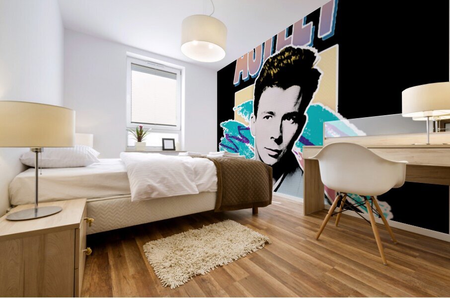 Rick Astley 43 Mural print
