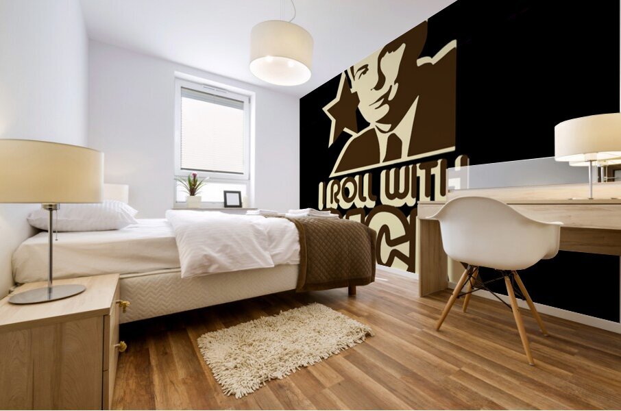 Rick Astley 44 Mural print
