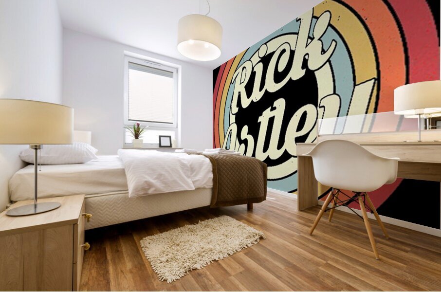 Rick Astley 49 Mural print