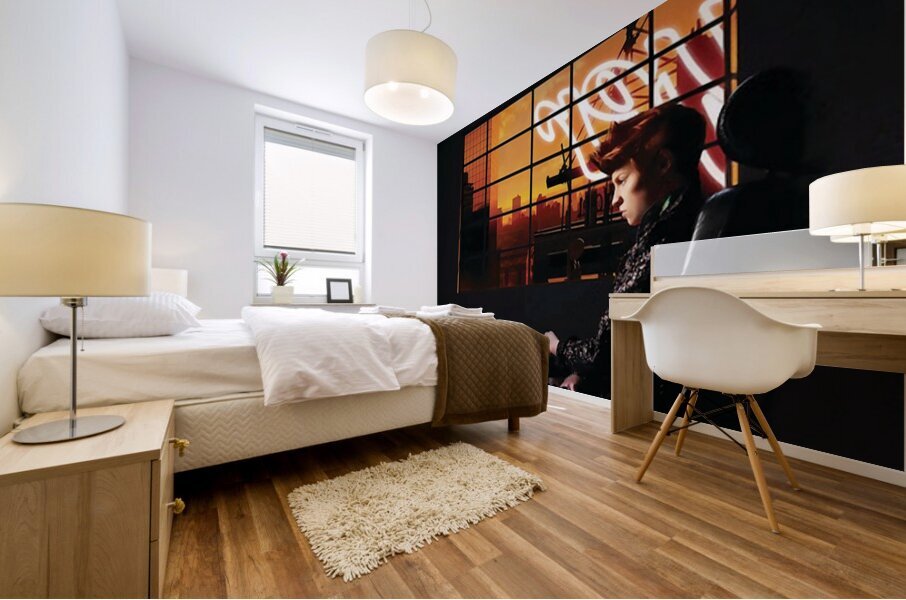 Rick Astley 50 Mural print
