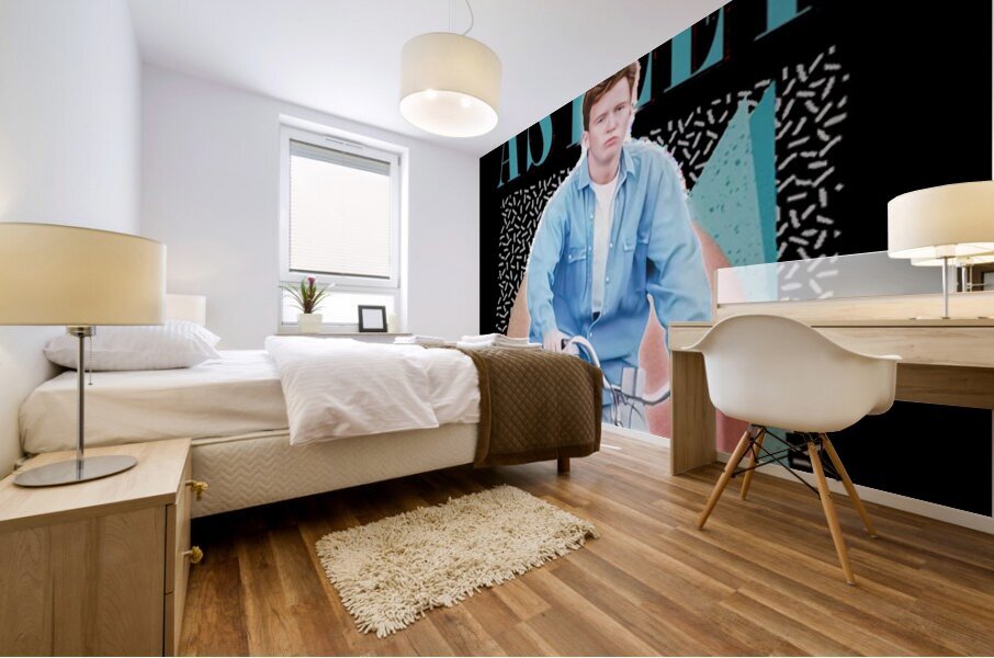 Rick Astley 51 Mural print
