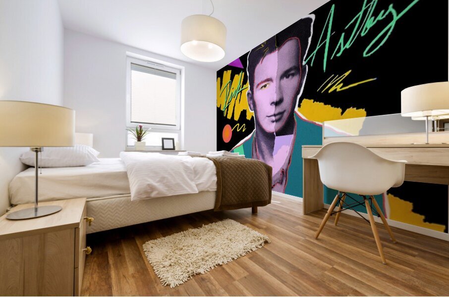 Rick Astley 64 Mural print