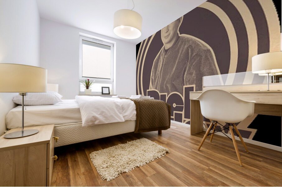 Rick Astley 65 Mural print