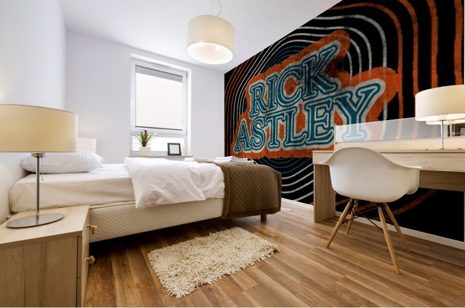 Rick Astley 66 Mural print