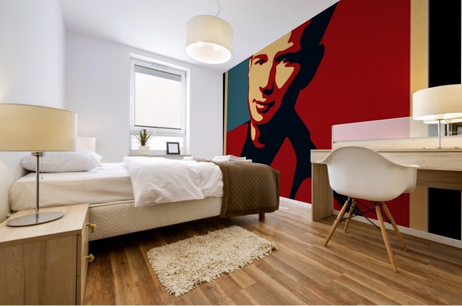 Rick Astley 67 Mural print