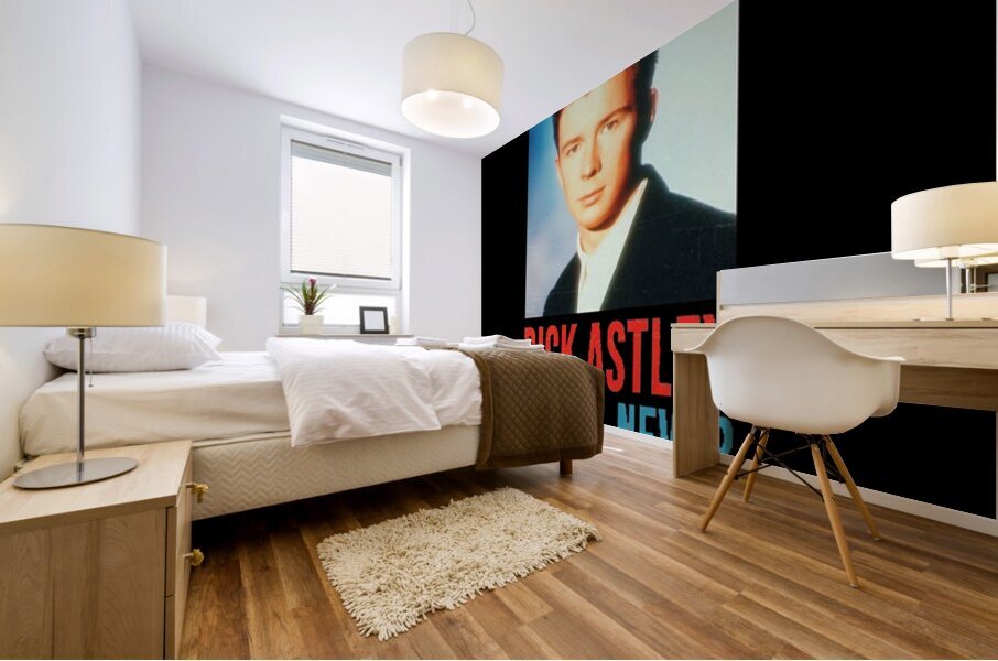 Rick Astley 71 Mural print