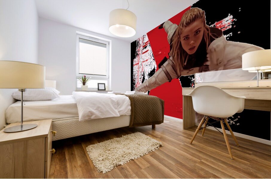 Scarlett Johansson 5 Mural print
