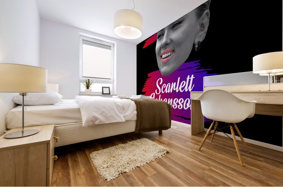 Scarlett Johansson 21 Mural print