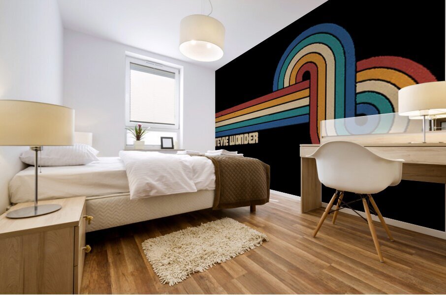 Stevie Wonder 45 Mural print