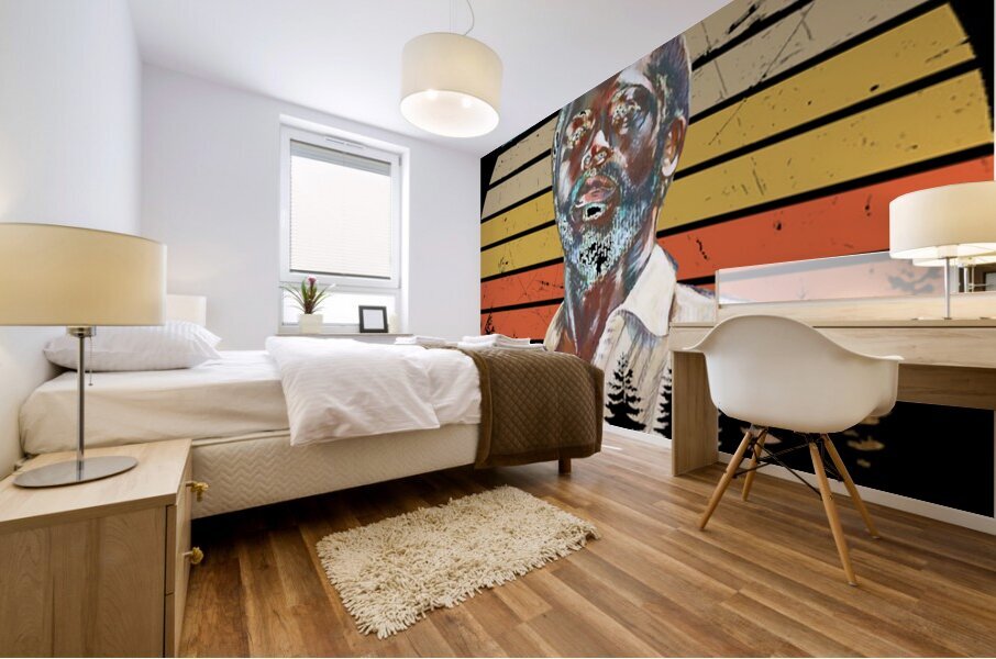 Teddy Pendergrass 22 Mural print