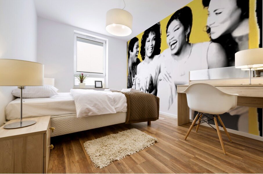 Whitney Houston 24 Mural print