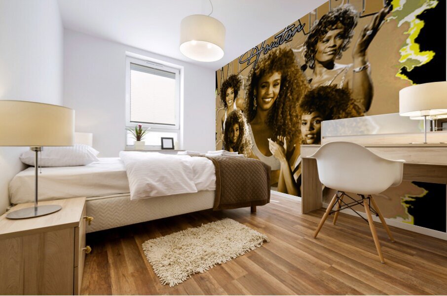 Whitney Houston 21 Mural print