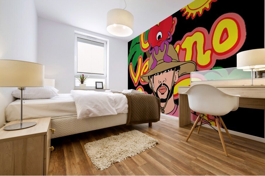 Bad Bunny 2 Mural print