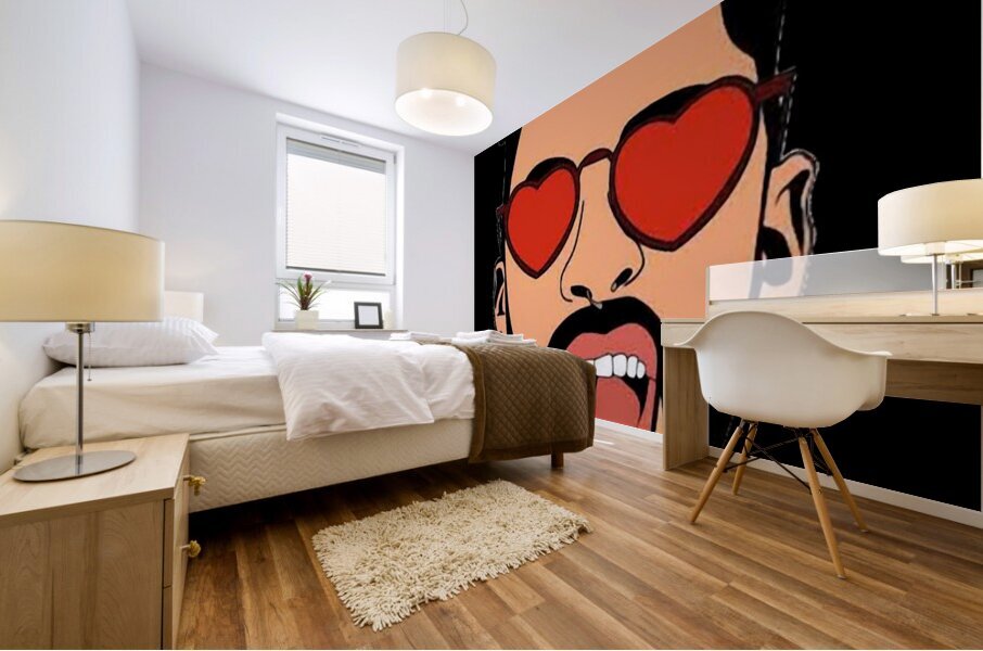 Bad Bunny 7 Mural print
