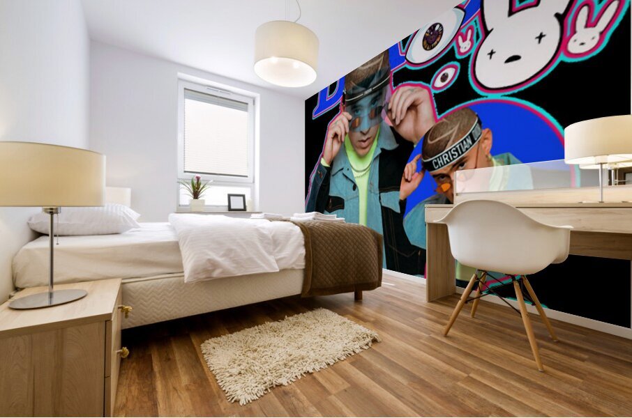 Bad Bunny 13 Mural print