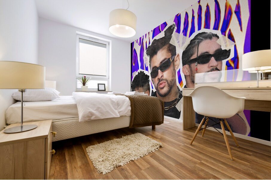 Bad Bunny 16 Mural print