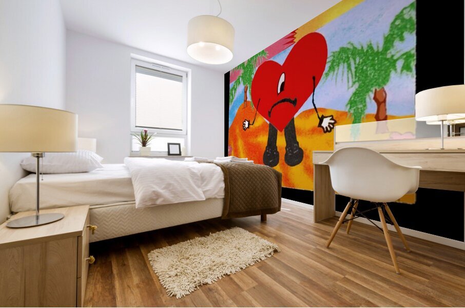 Bad Bunny 40 Mural print
