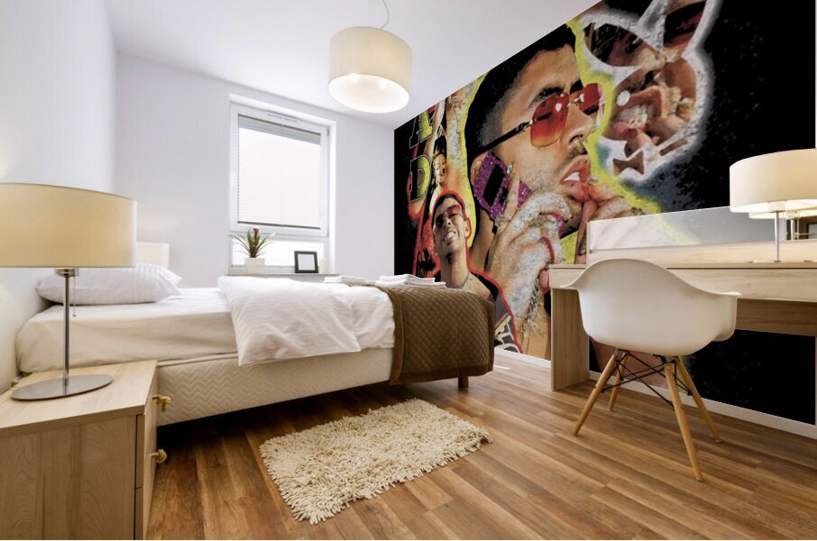 Bad Bunny 41 Mural print