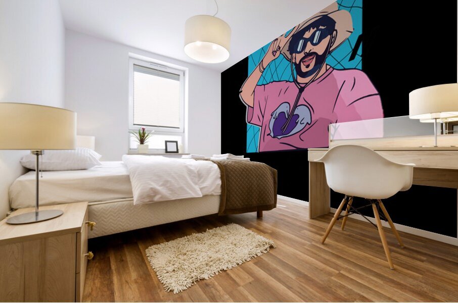 Bad Bunny 42 Mural print