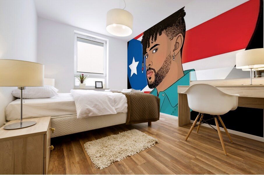 Bad Bunny 43 Mural print
