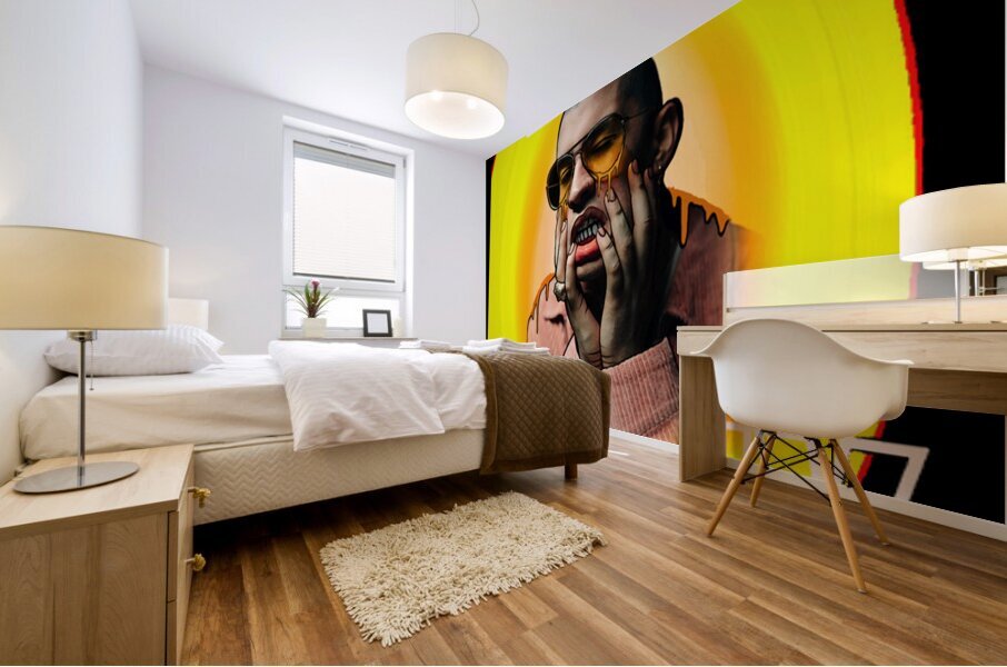 Bad Bunny 44 Mural print