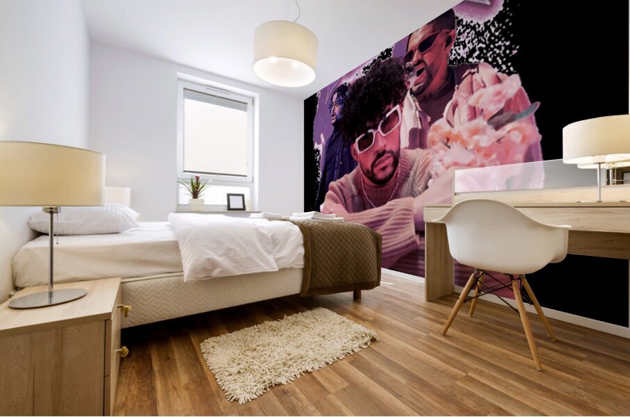 Bad Bunny 47 Mural print