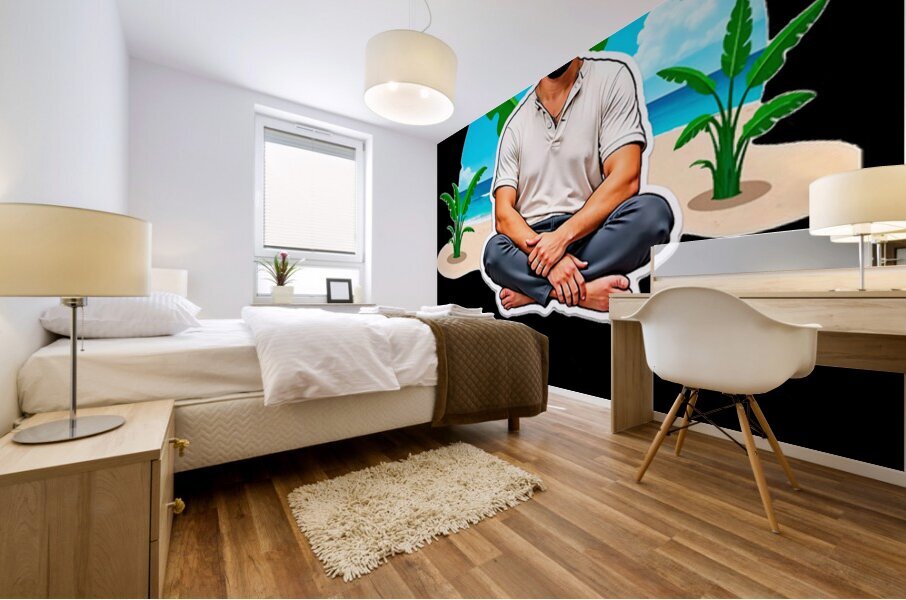 Bad Bunny 48 Mural print