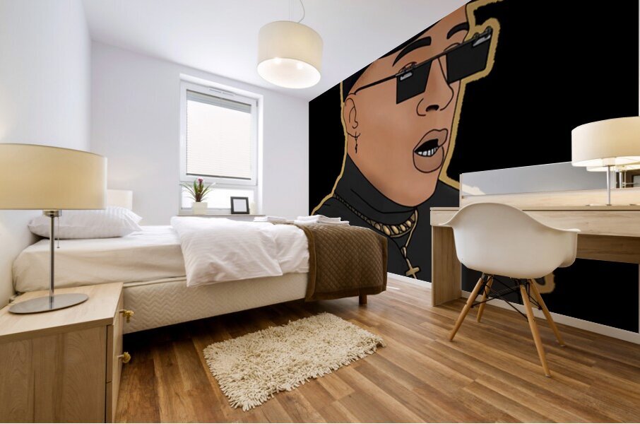 Bad Bunny 49 Mural print