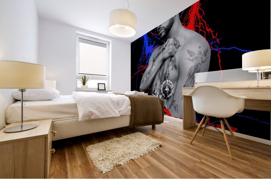 Bad Bunny 53 Mural print