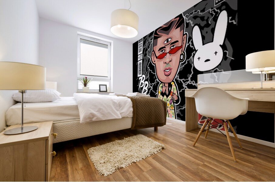 Bad Bunny 59 Mural print